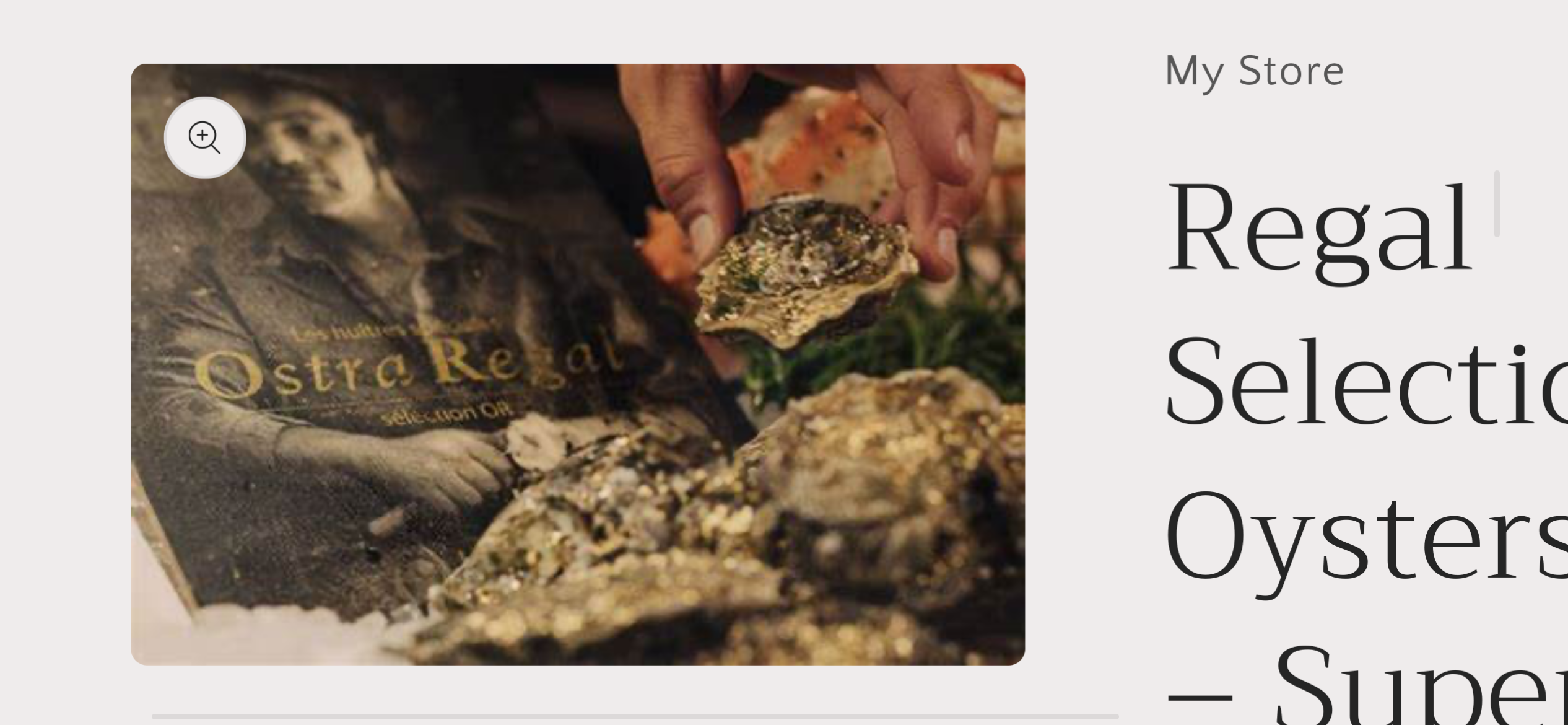 Regal Selection Or Oysters | Nr4 Super premium | 12 pcs Box