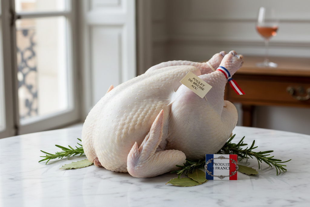 French poulet de Bresse AOC chicken