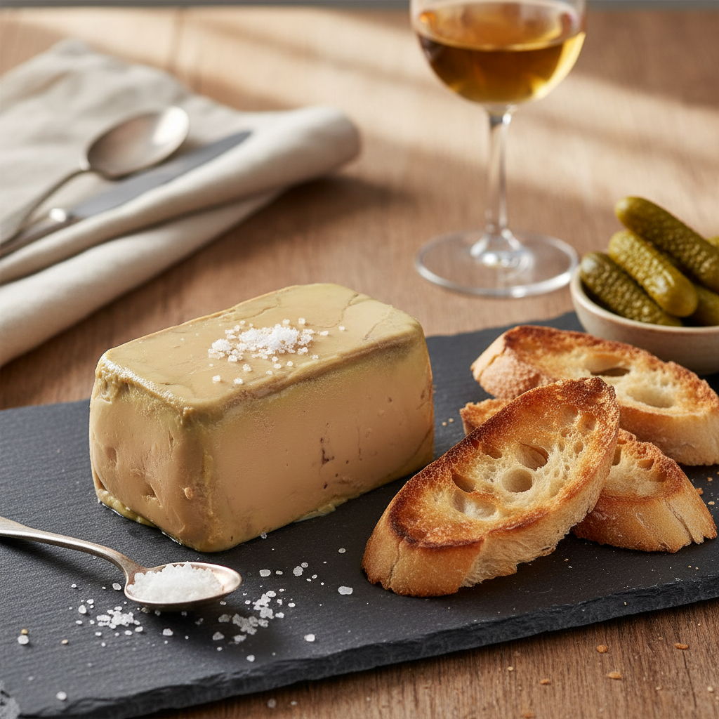 Bloc de foie gras de canard entier mi-cuit