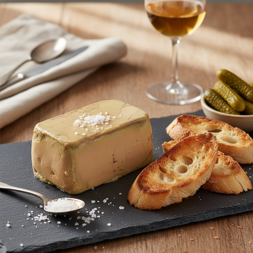 Bloc de foie gras de canard entier mi-cuit